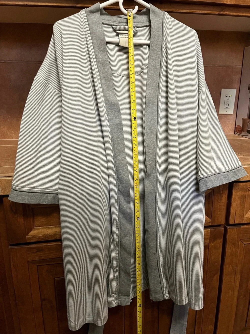 Pottery Barn 100% Organic Cotton Bath Robe XS/S NWOT - Picture 8 of 9